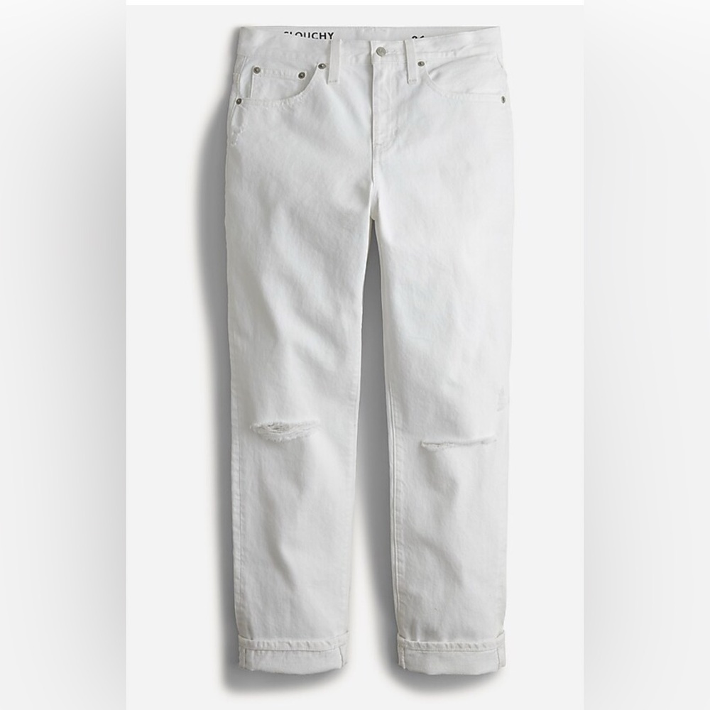 Slouchy Boyfriend Jeans

Mid-rise
Easy through hip and thigh, with straight leg.